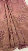 Crushed Organza Saree