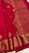 Viscose Dola French Knot Saree