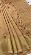 Viscose Dola French Knot Saree