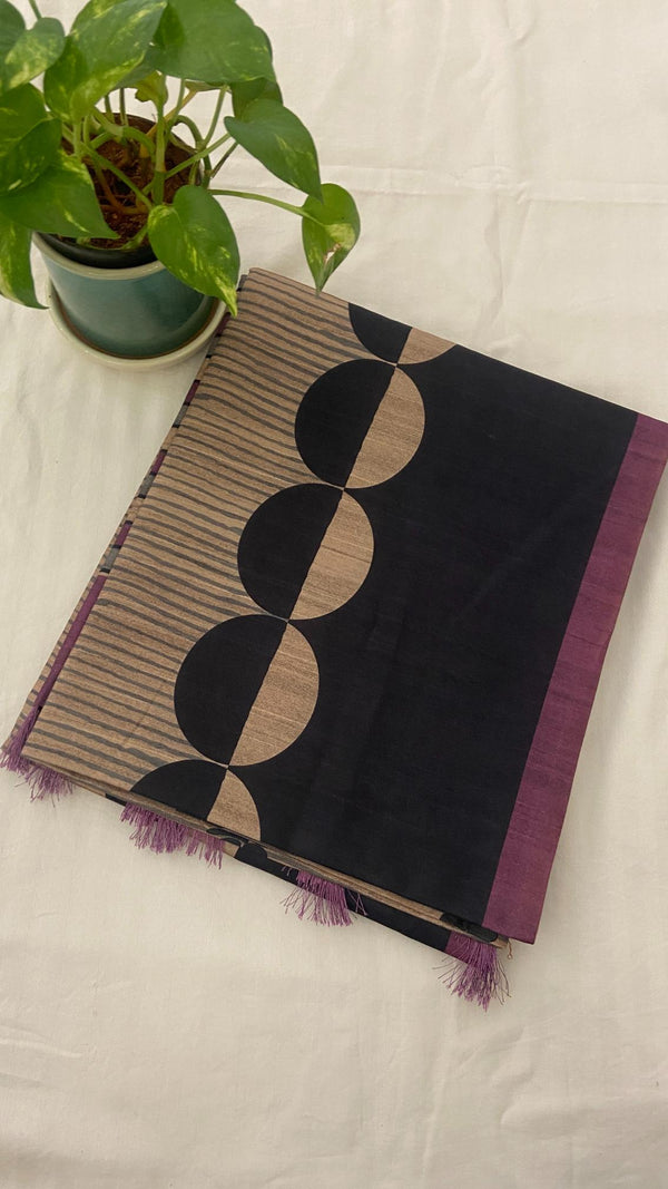 Semi Tussar Saree