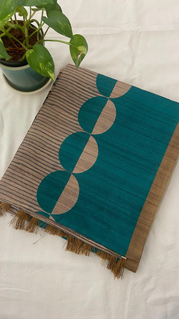 Semi Tussar Saree