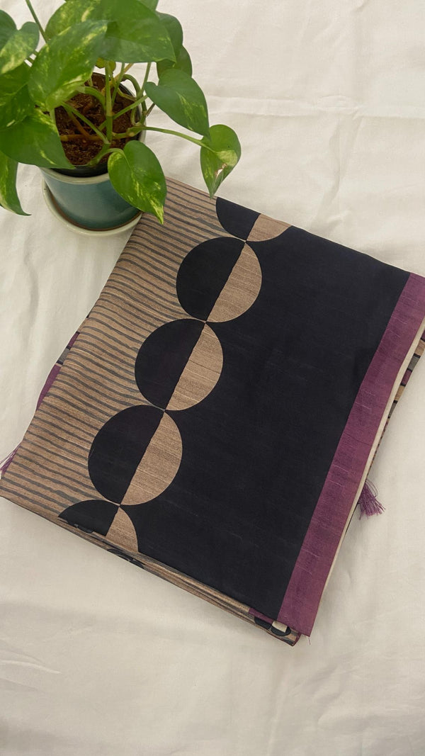 Semi Tussar Saree
