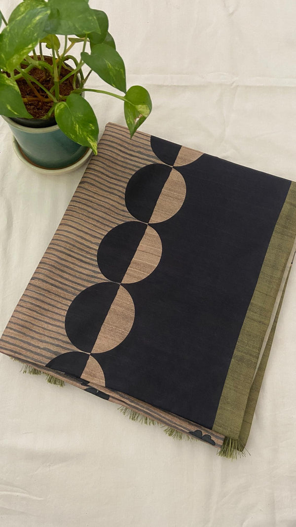 Semi Tussar Saree