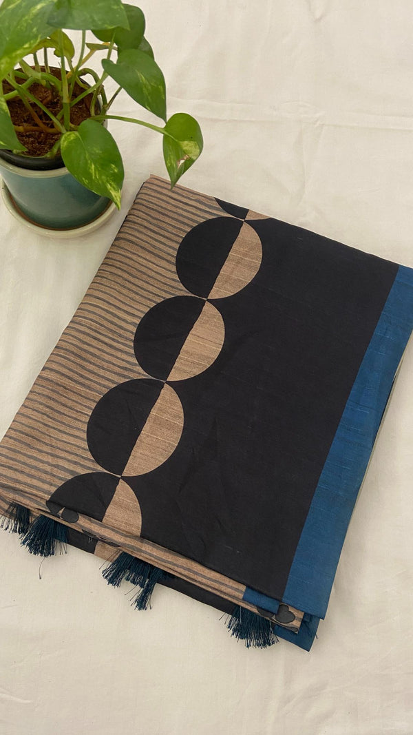 Semi Tussar Saree