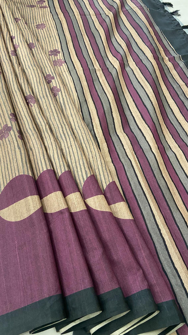 Semi Tussar Saree