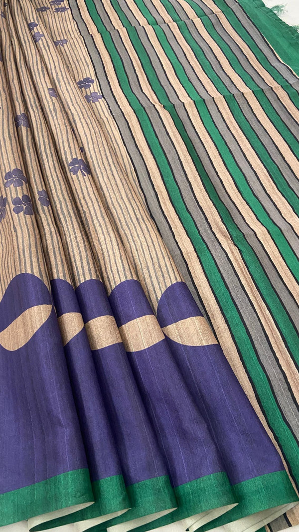 Semi Tussar Saree
