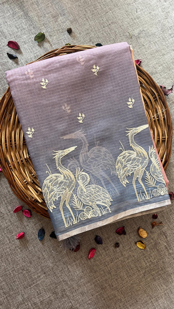 Pure Kota Saree -Dual tone