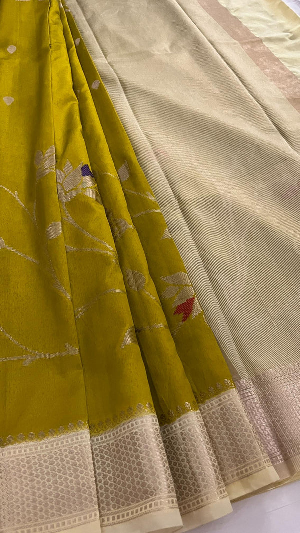Raw Mango Silk Saree