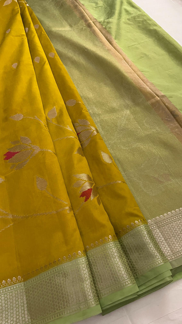 Raw Mango Silk Saree