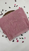 ORGANZA WITH FLORAL EMBROIDERY