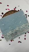 KOREAN CRUSHED ORGANZA SAREE