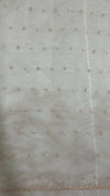 ORGANZA WITH FLORAL EMBROIDERY