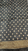 Semi Tussar Applique Saree