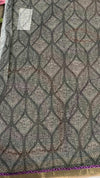 Linen cut work saree