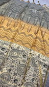 CHAPPA TISSUE TUSSAR SAREE