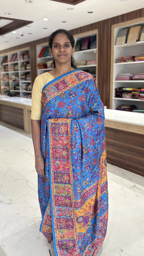Semi Banarasi - Position Printed Saree
