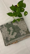 Linen Tissue Appliqué Saree