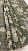 Linen Tissue Appliqué Saree