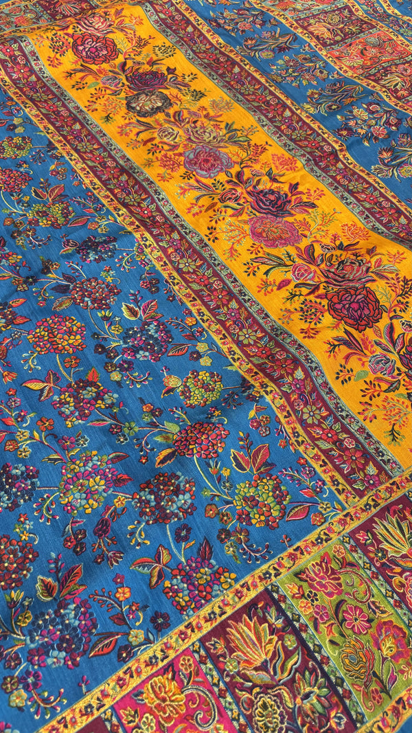 Semi Banarasi - Position Printed Saree