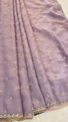 Organza Embellished Saree
