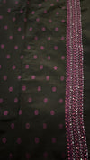 Cotton Saree with French Knot Embroidery
