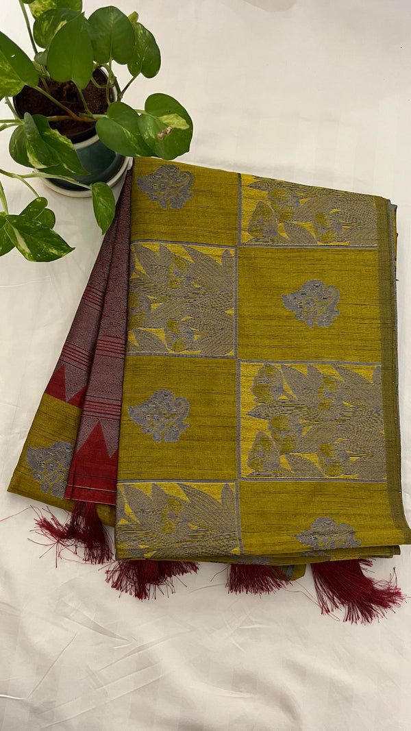 Keecha Tusser Saree