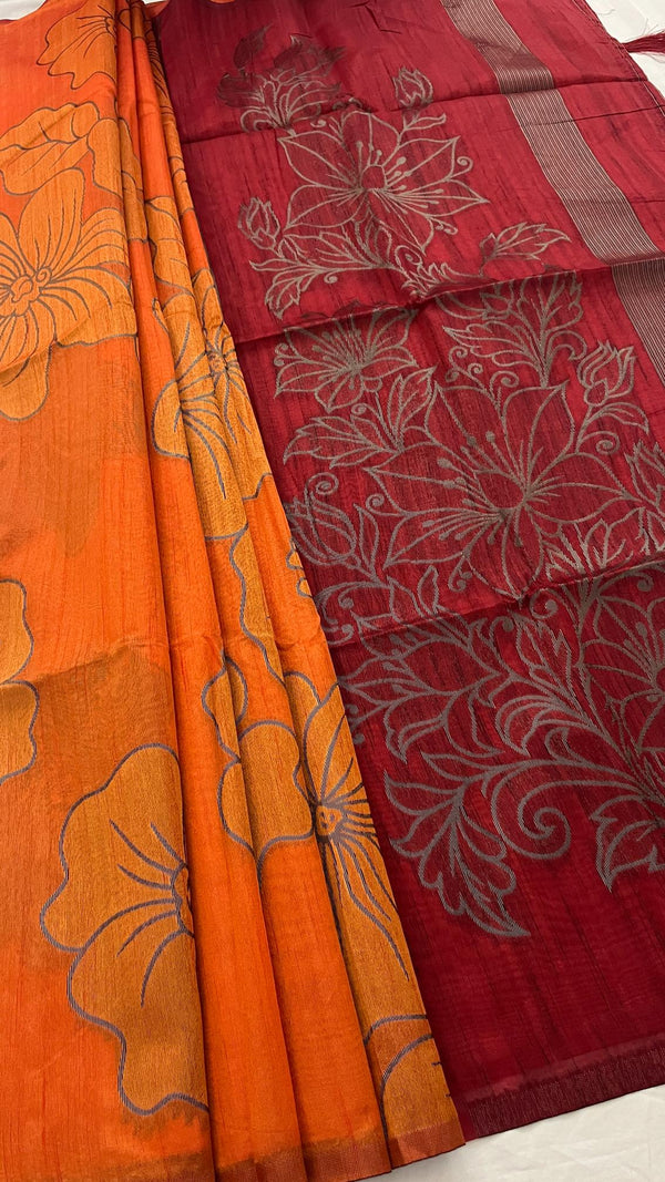 Keecha Tusser Saree