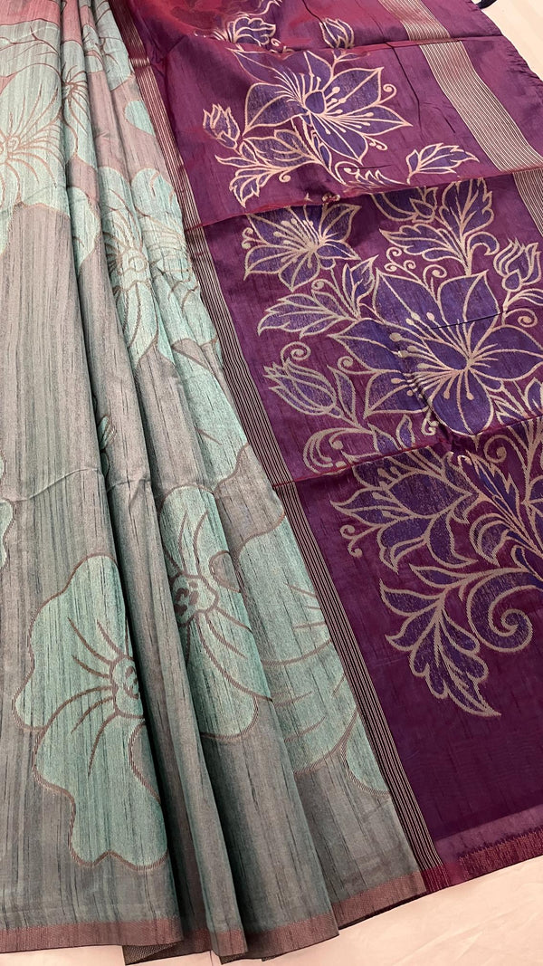 Keecha Tusser Saree