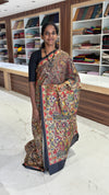 Mithila Art Printed Fancy Cotton Saree