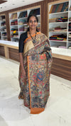 Mithila Art Printed Fancy Cotton Saree