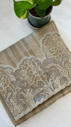 KeechaTussar with Organza Border