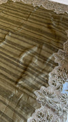 KeechaTussar with Organza Border