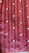 KeechaTussar with Organza Border