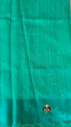 RAW GREEN SILK - BULLIAN FRENCHKNOT
