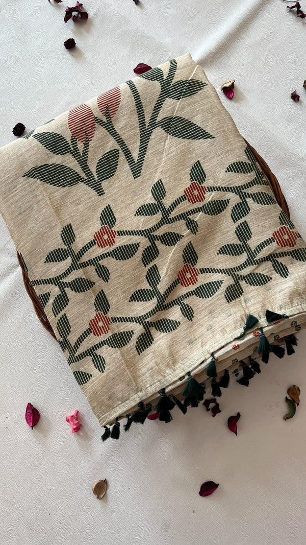 GREEN SILK SAREE