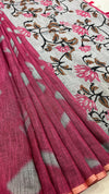 Linen Cotton Saree
