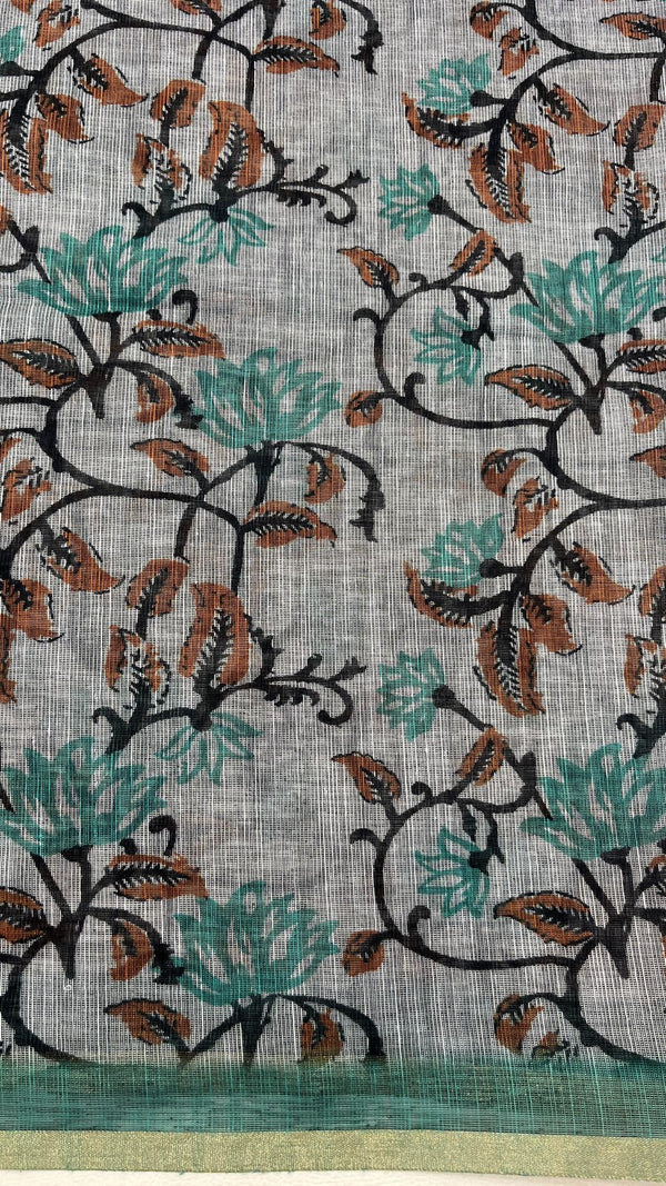 Linen Cotton Saree