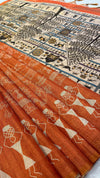 CHAPPA TISSUE TUSSAR SAREE