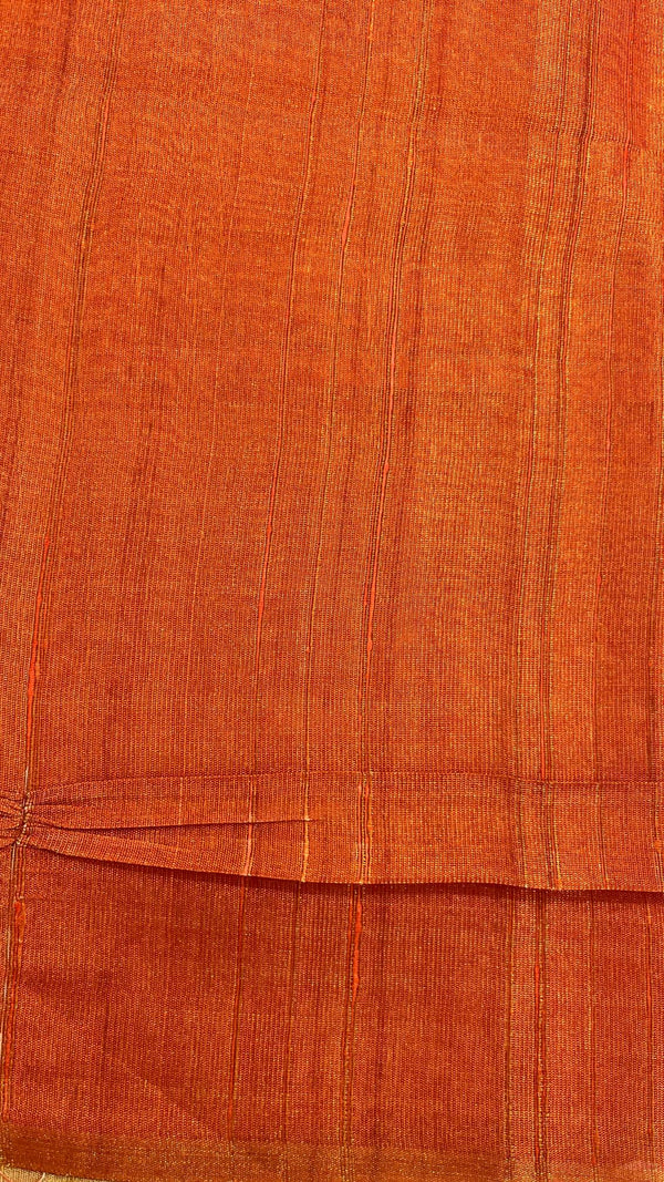 CHAPPA TISSUE TUSSAR SAREE