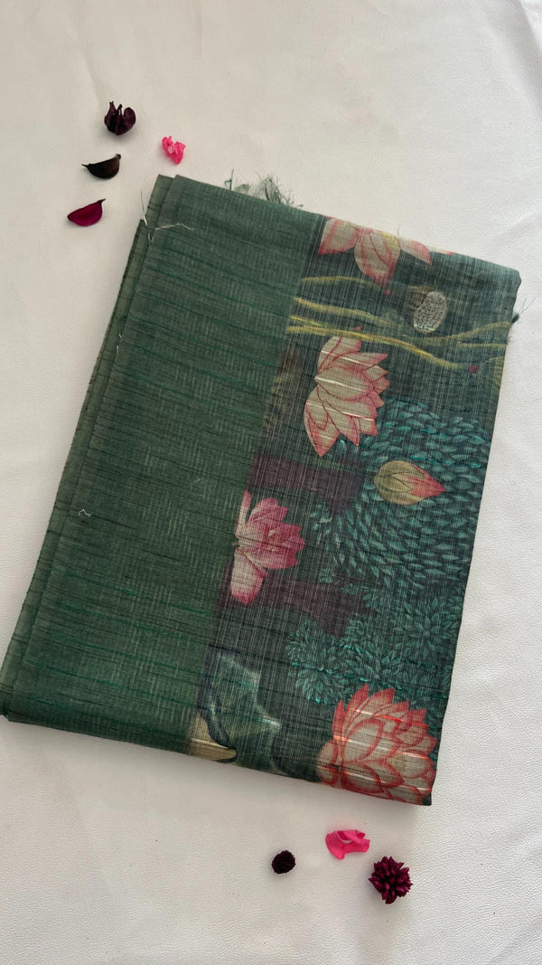 Semi Tussar Saree