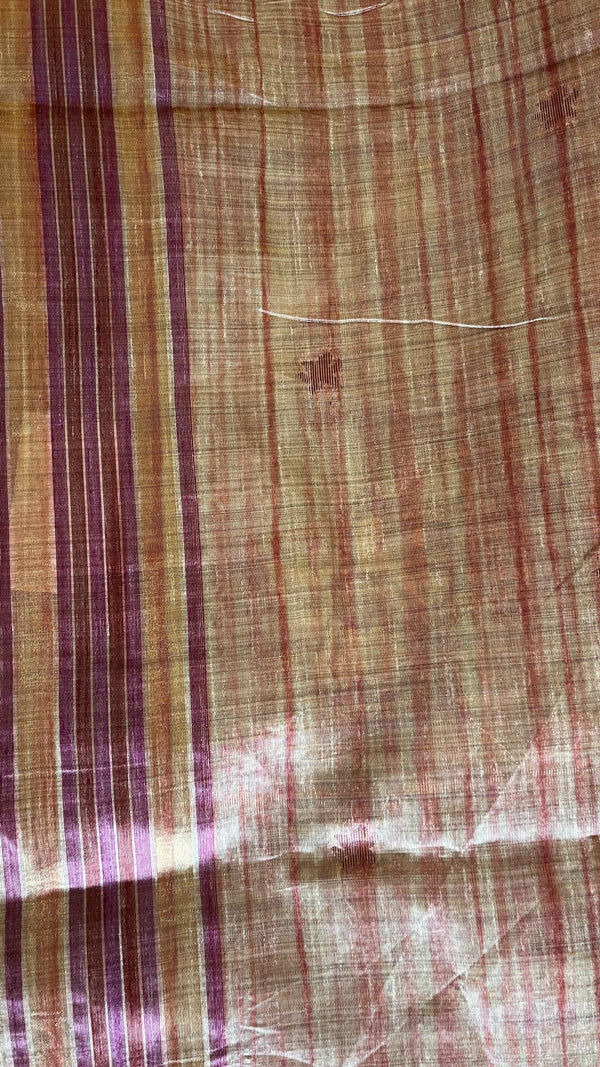 Kosha Silk Saree with Rosegold Zari