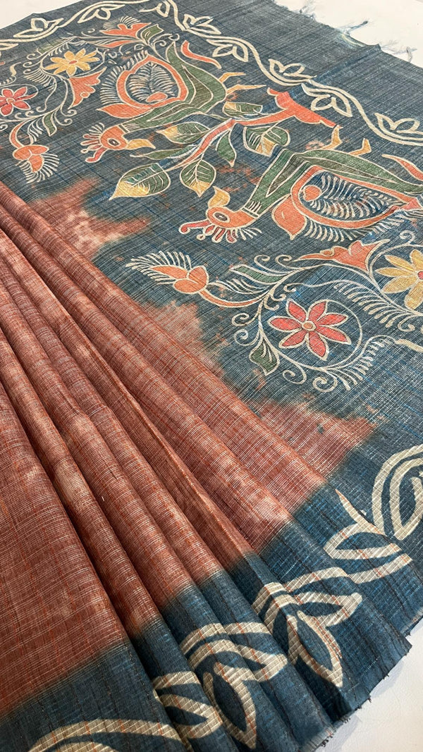 Semi Tussar Saree