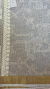 Jute Linen Cotton Saree