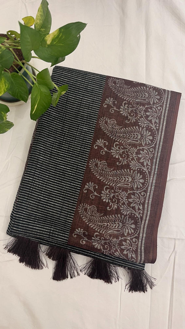 Jute Cotton Saree