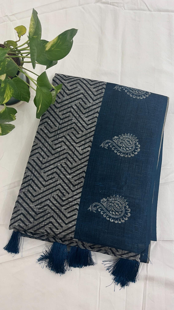 Jute Cotton Saree