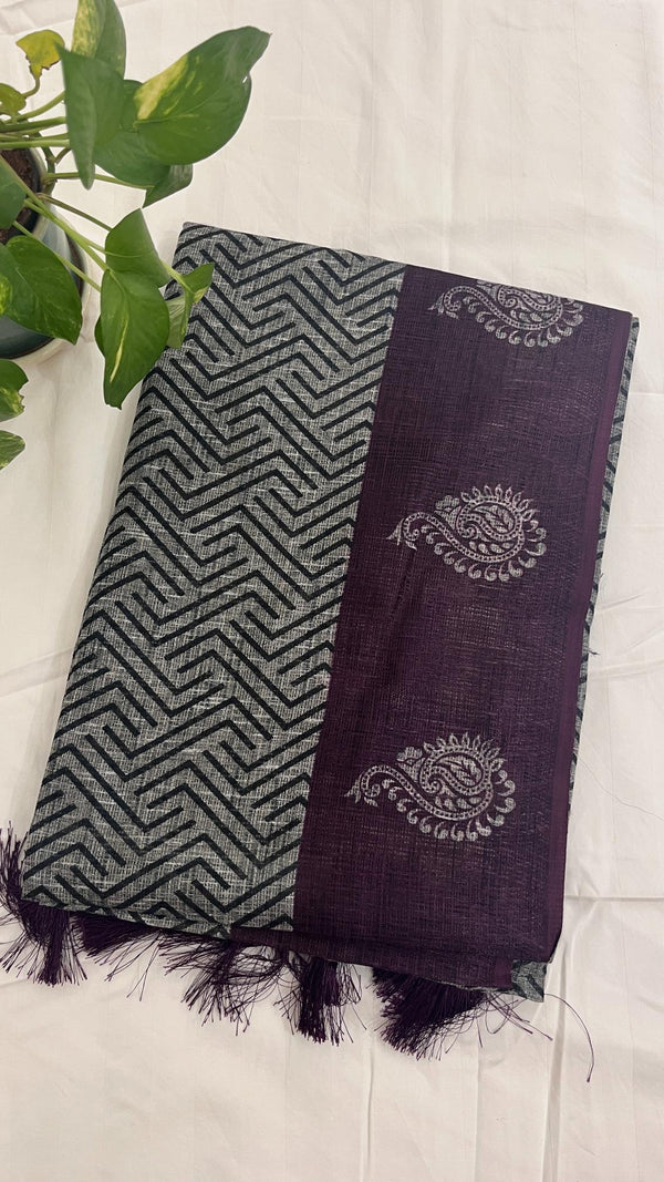 Jute Cotton Saree