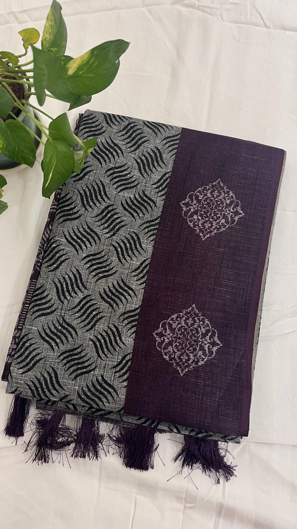 Jute Cotton Saree