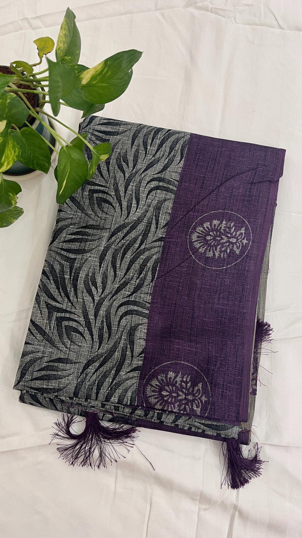 Jute Cotton Saree