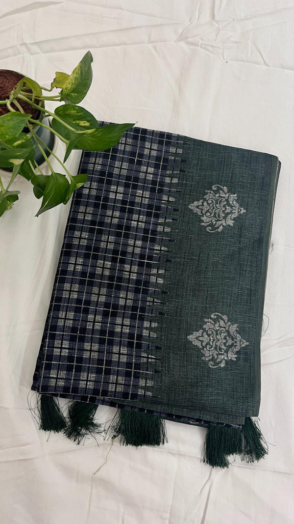 Jute Cotton Saree