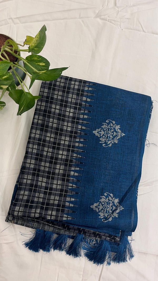Jute Cotton Saree